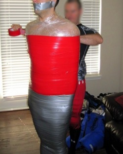 bondagejock:  Showing the mummification process