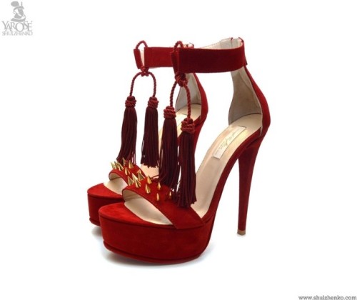 Suede high heeled sandals Visit our website to see more 