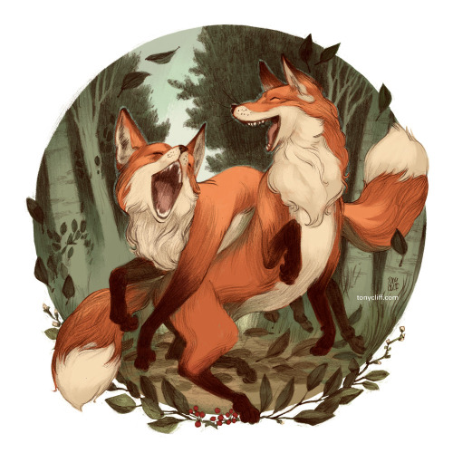 tonycliff:“Fox Sisters,” a fun jam from last summer that I made as a commission for a fr