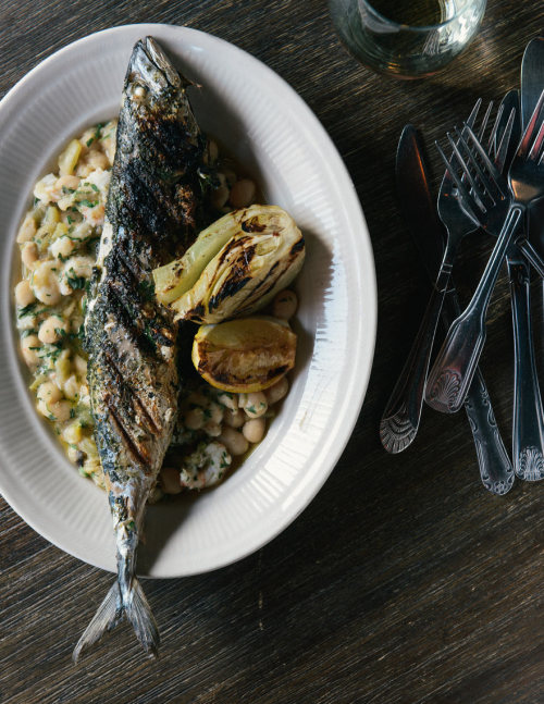 Fish dish at Kirkland Tap & Trotter, Boston.