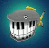 lowpolyanimals:Piano Tuna from Toontown Online