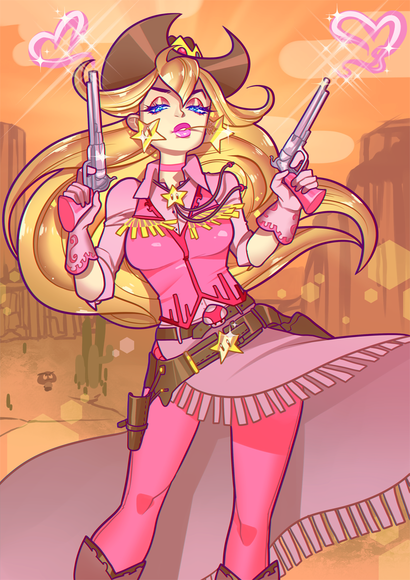 raspbeary:  gunslinger peach