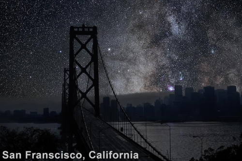 trendingly:  What Cities Would Look Like Without Lights Click Here To See More! 