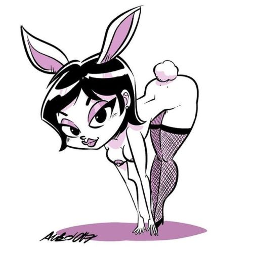 albonet:Easter is near and easter’s bunnies start to do warm up exercises!  #easterbunny #draw