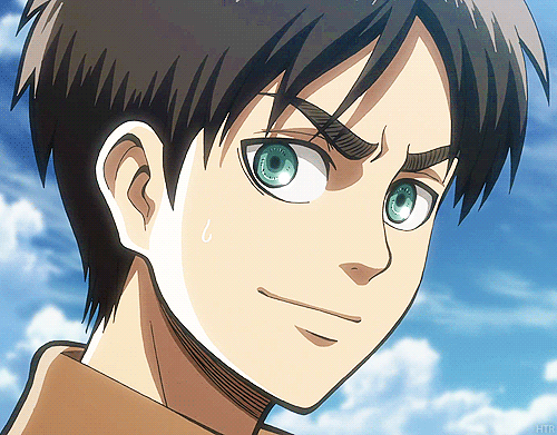 jaegersbooty:  guys eren’s eyes r the most beautiful aspect on earth like  he got this caribbean green shit going on  s HIT  [braething b eccomes short] oH m A N  hE LP CALL THE PARA ME DICS 