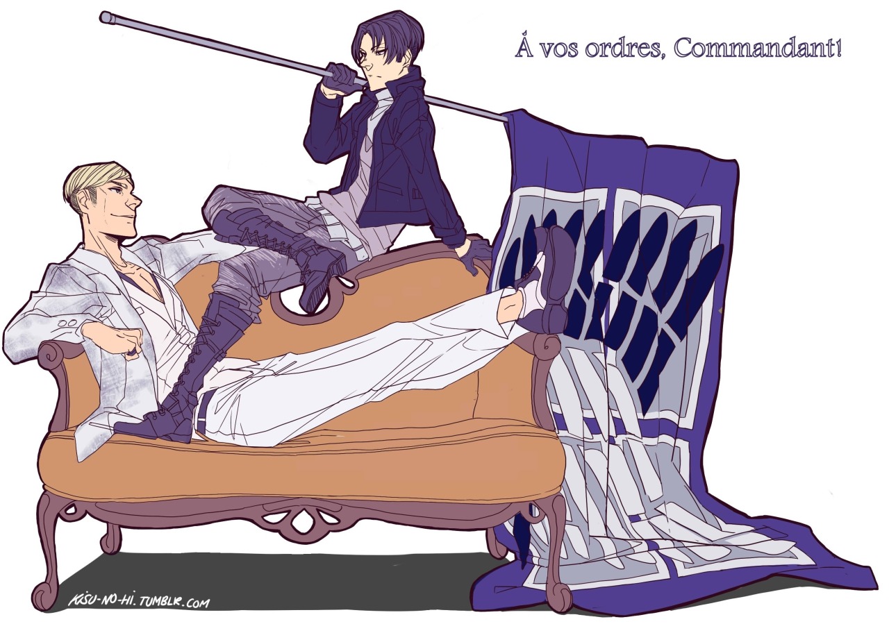 kisu-no-hi:  Aaah damn you, Tumblr, it looks so small… Fullview please? ps: “À vos