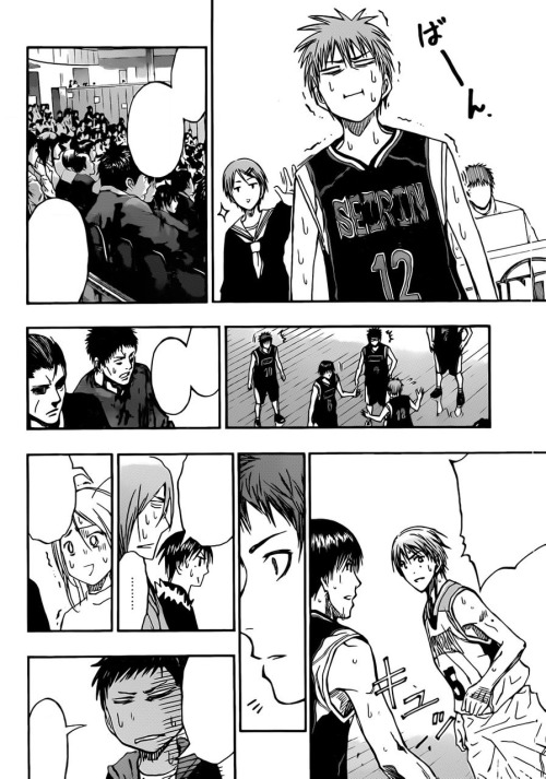 latterdayotaku:  Not sure, but beginning to suspect that Fujimaki ships AkaFuri… …also, Himuro’s derp faissu is EPIC 