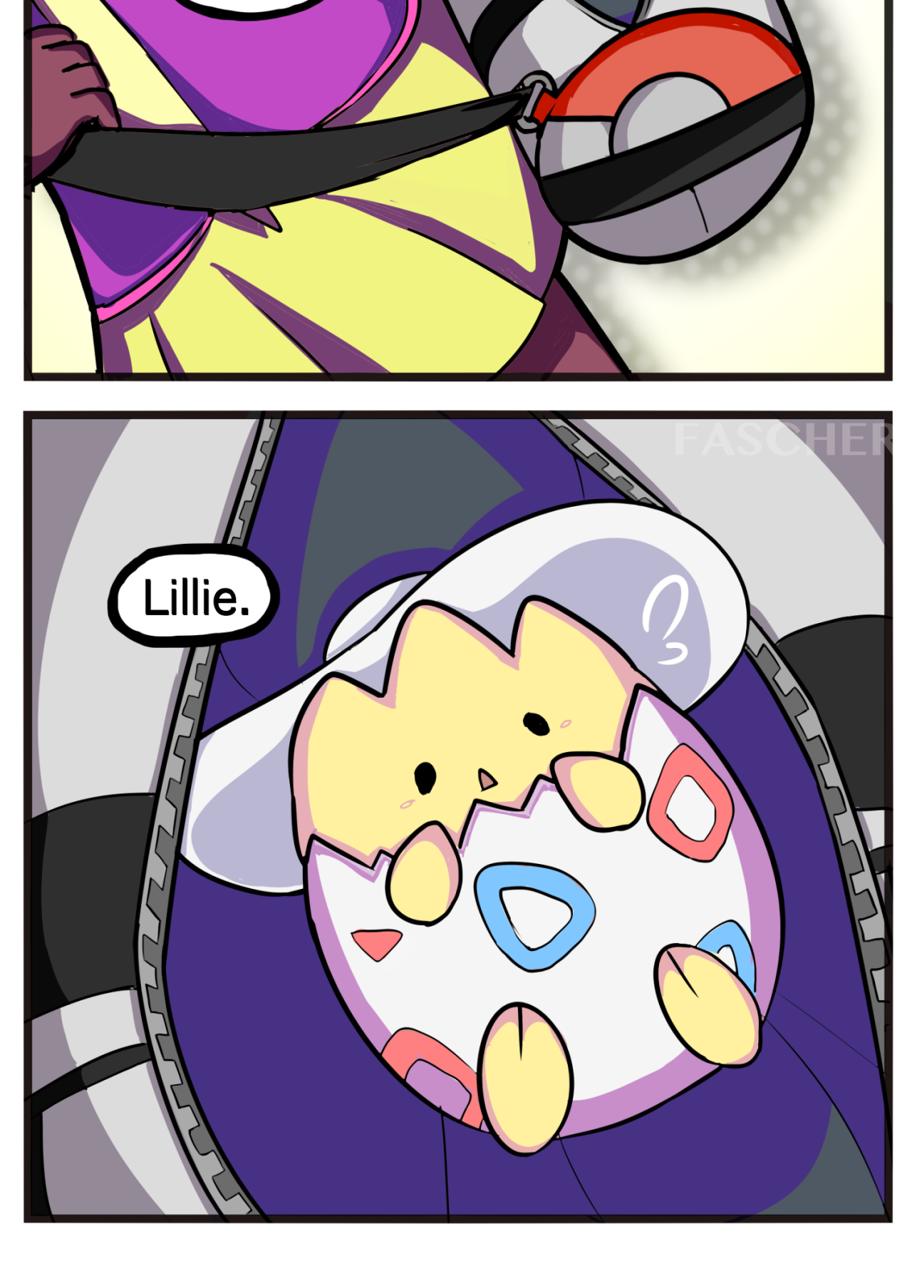 hazardnuzlocke:au where nebby is the trainer and lillie is the poke