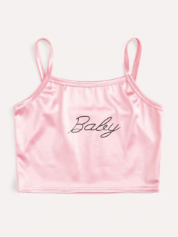 softjoy:  satin crop top  // .00