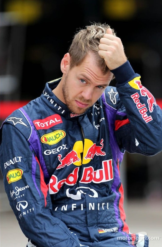 daily seb 199/365 #sebastian vettel#f1#dailyseb #literally every time he grabs his hair all i think is  #That Should Be Me  #especially with blonde seb because ooooooohhhhhhhhh  #just wanna dom him tbh #blonde seb #us gp 2013 #james moy