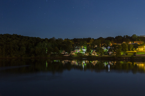 Montague, PEI at night