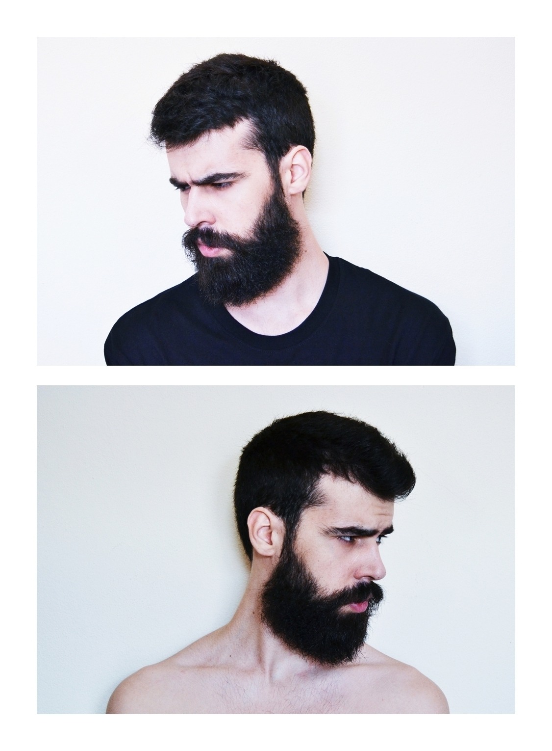 beardsftw:   mylastcreation submitted:   Self portrait  [[ Follow BeardsFTW! | Tumblr