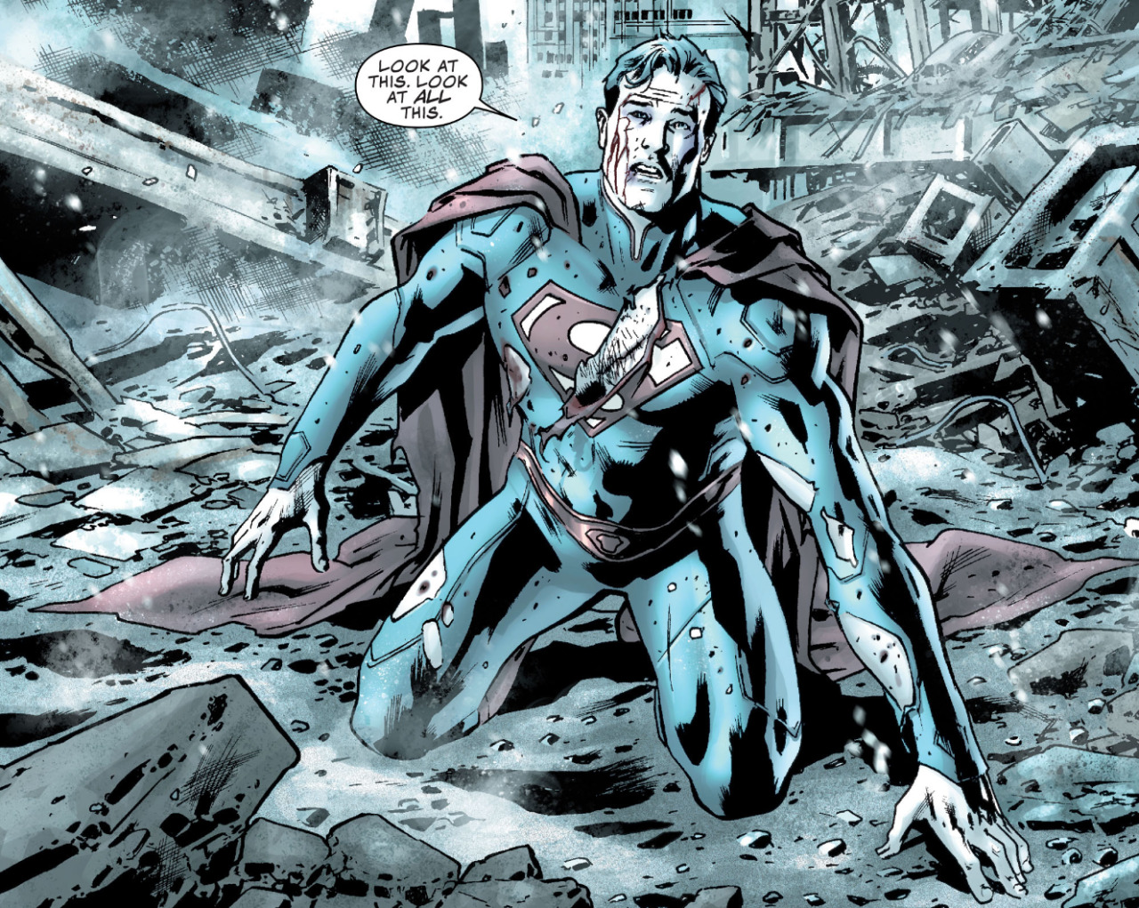 superheroes-or-whatever:  Justice League of America (2015-) #1 art by Bryan Hitch