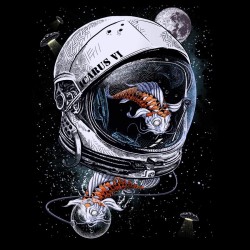 spacebleed:  Space koi by Dr spazmo 