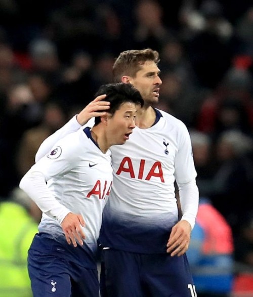 goalgoys: Fernando Llorente & Son Heung-Min.