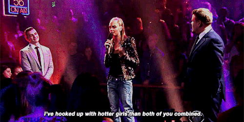 In an epic rap battle against James Corden and Dave Franco on The Late Late Show, openly bisexual mo