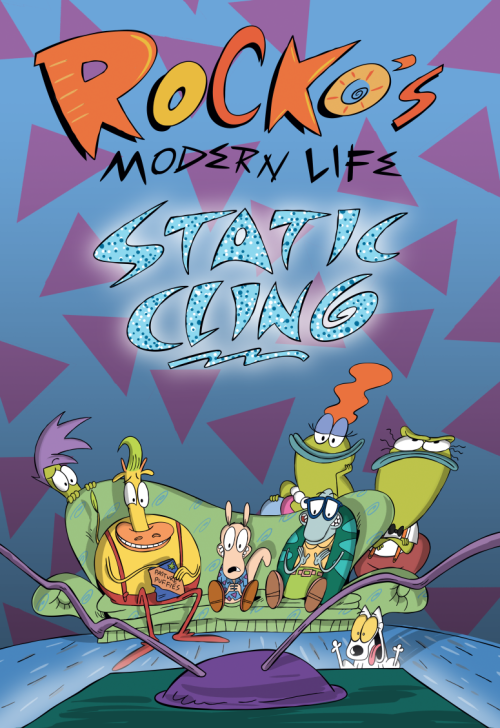 nightridergnoll: robotnik-mun:  vgfm:  nickanimationstudio:  Your favorite wallaby is back in action! Check out an exclusive sneak peek of the upcoming movie Rocko’s Modern Life: Static Cling showcased at San Diego Comic Con!  I’m so glad they used