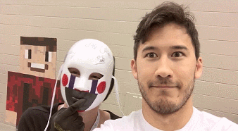 markipliergamegifs:  Omg that little Warfstache was the cutest ever! The way he waved Tiny Box Tim’s hand! Too cute~  The Cutest Little Warfstache 