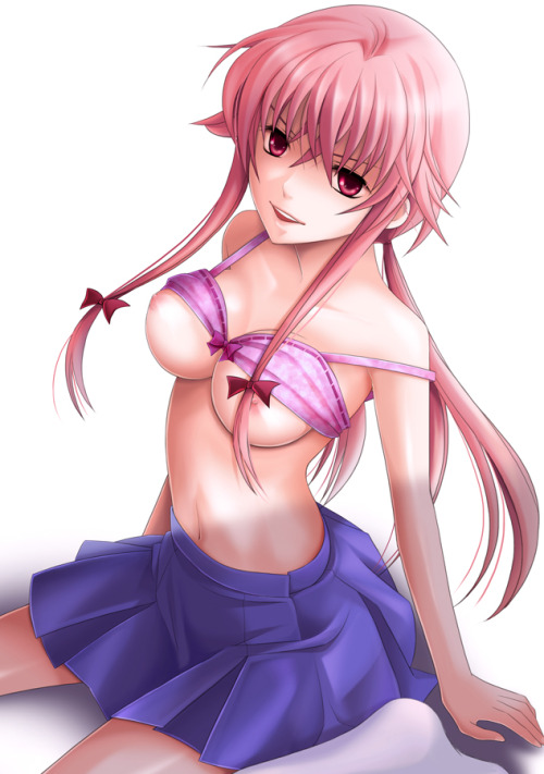 Porn lewd-lounge:  Yuno Gasai set requested by photos