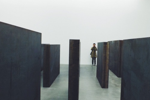 Richard Serra’s exhibition Backdoor Pipeline at the Gagosian Gallery