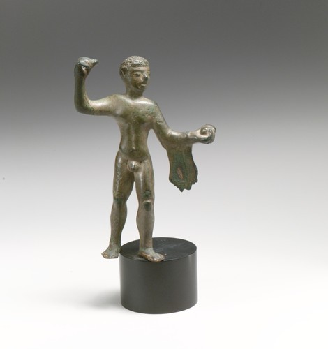 met-greekroman-art:Bronze statuette of Herakles, Metropolitan Museum of Art: Greek and Roman ArtPurc