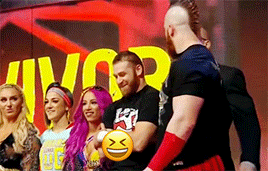 mithen-gifs-wrestling:The further adventures of Sami Zayn, Human Emoji.