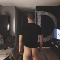 Cute butt and a huge D