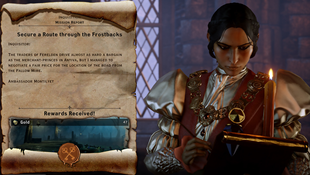 sende gullig flyde over Dragon Age Lore | War Table Missions —> Ferelden —> Secure a Route...