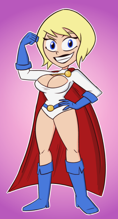 sb99doodles:Some Power Girl, TTG styled~