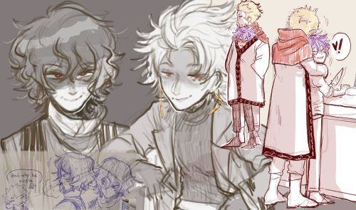 Scribbling and assembling healthy religious-themed RPGM people in the same sketch page
