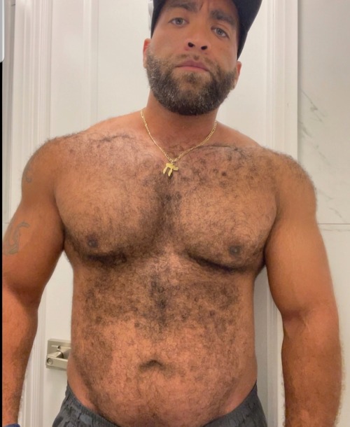 adammitchlove:Who wanna cuddle with this hairy bear?