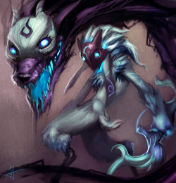 athavanart:  Kindred, The Eternal Hunters  