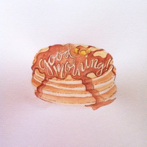 Good morning #2015! #watercolor #thedailytype