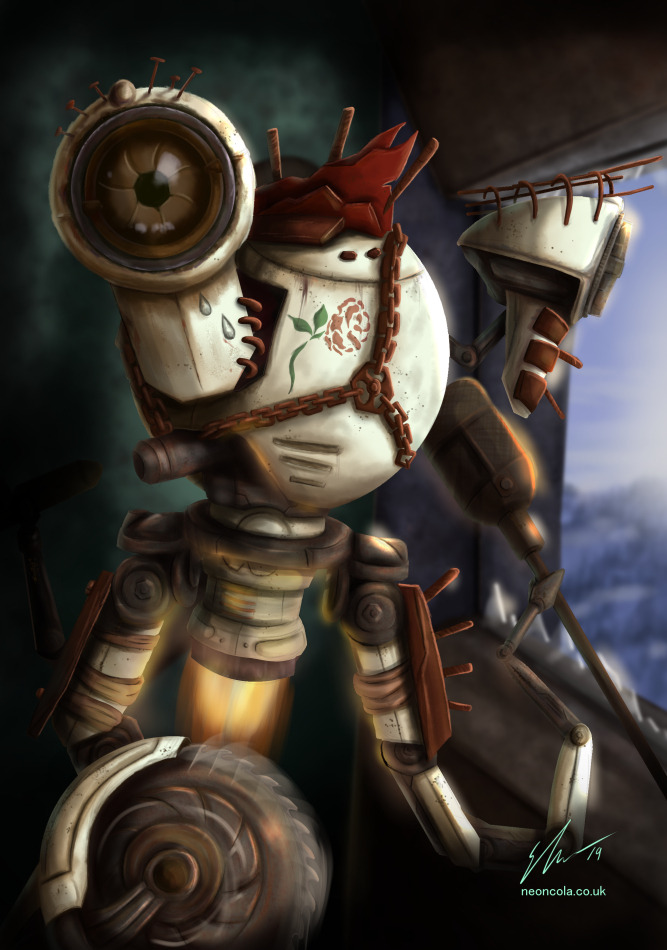 coffeecogs:I have a love/hate relationship with this robot!I think she’s awesome