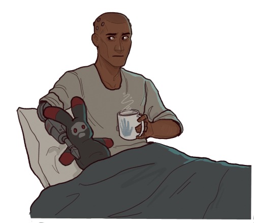 I Headcanon That He Really Struggles To Sleep At Night Because He Doesnt Like Being Alone, Maybe Wrecker