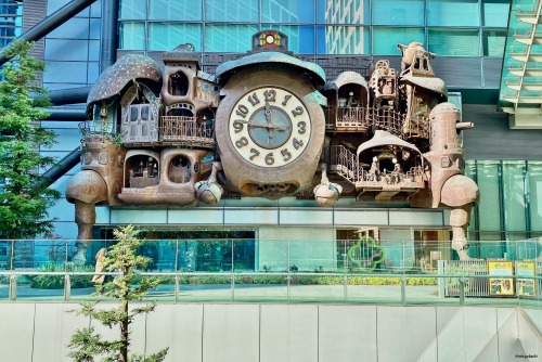 The Ghibli Clock in Tokyo, Japan