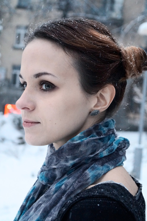 morirabbits:  MeFrom our last mori meeting.First snow! 