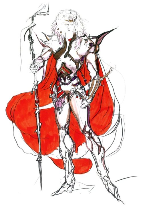 redphantoms: FFIV’s Cecil Harvey by Yoshitaka Amano.