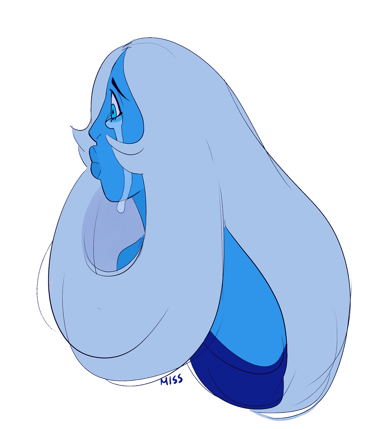 misspolycysticovaries:i was sad so i drew this sad diamond