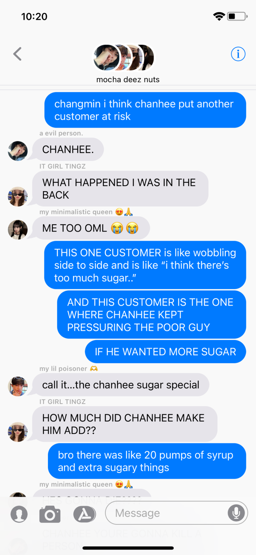 # WRONG ORDER? ; CHAPTER 1 !