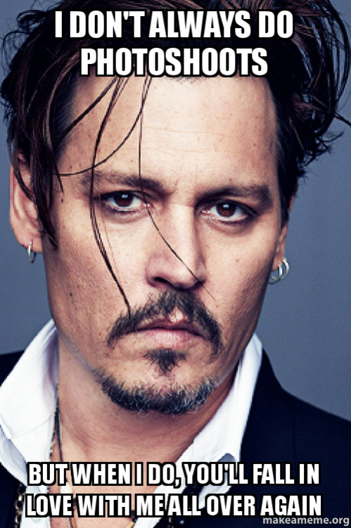 becauseitisjohnnydepp: Just Johnny Depp things