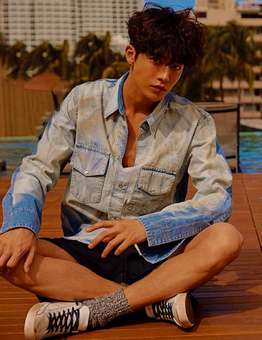 sefuns:  Nam Joohyuk // W Korea Magazine 2018 March Issue “Aloha Days”  