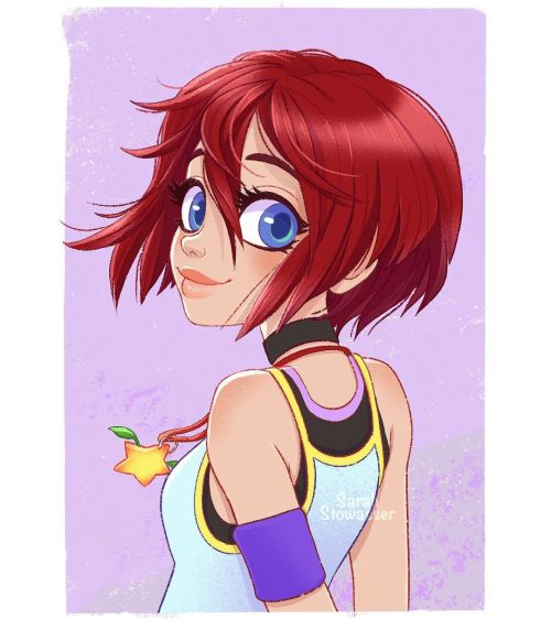 sarahstowasser: Kairi is the other character nobody requested but I still wanted to draw. Kingdom he