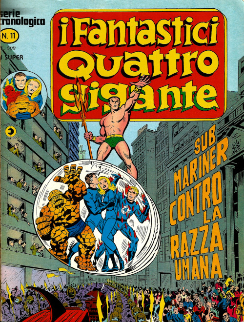 XXX Cover page for I Fantastici Quattro Gigante, photo
