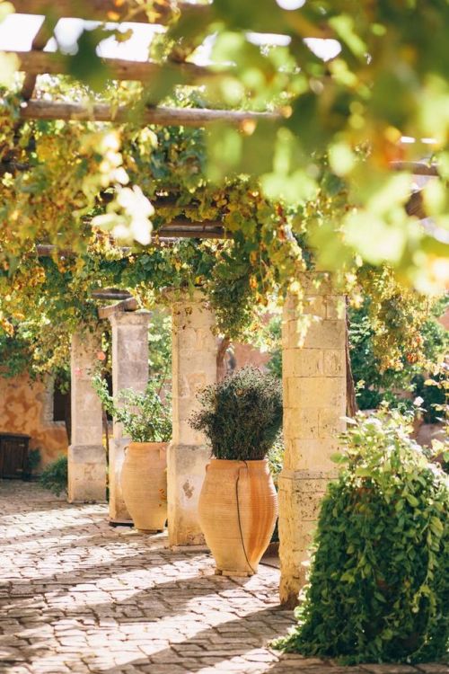 Arkadi Monastery near Rethymnon, Crete island in Greece