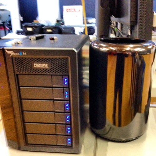 New #apple #macpro and 12tb of storage. I adult photos
