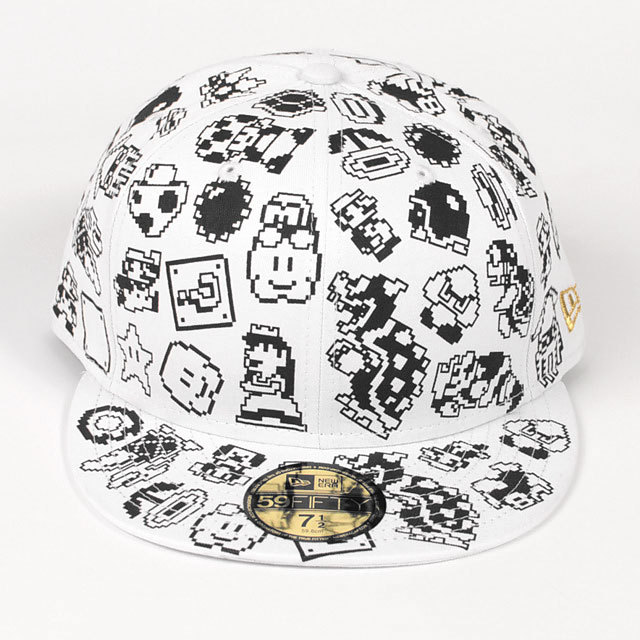 8bitchick:  it8bit:  Super Mario Caps Available in White or Black at Cap Collector.