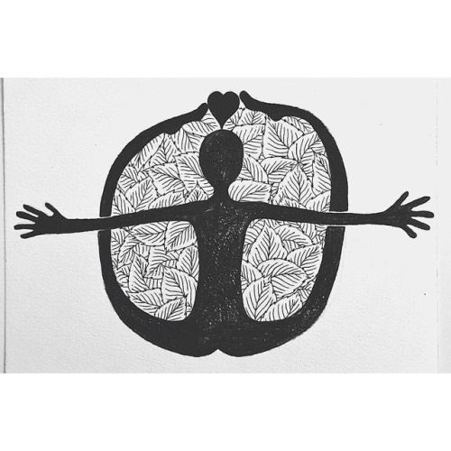 Subjective feeling about how #yoga affected my life.#love #union #yogapratice #yogaserbia #drawing