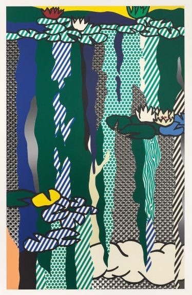 immafuster:Roy Lichtenstein - ‘Water Lilies with Cloud’ (1992)