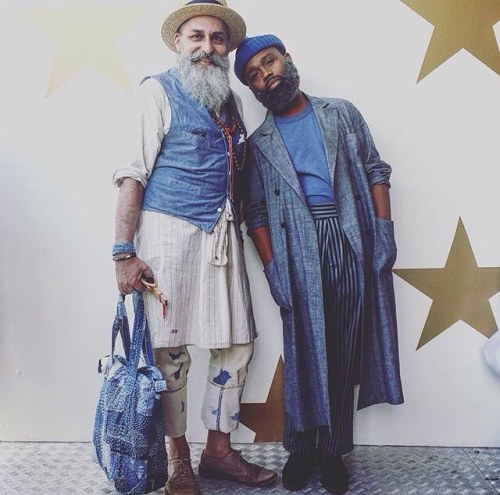 Happy to meet my bearded bro Quincy Quigi Theodore @thebkcircus again. PH Courtenay Nearburg @kramme